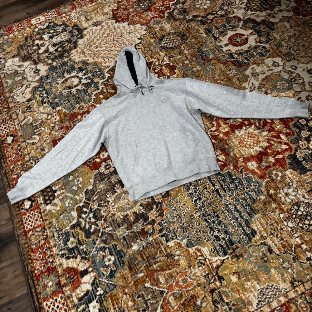Champion Women's Light Gray Hoodie Sweater